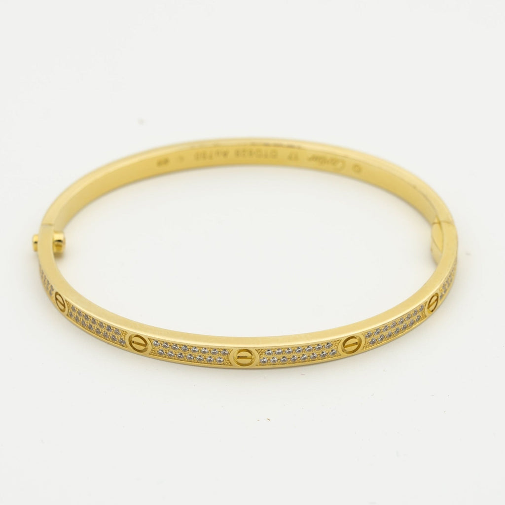 Aura LOVE BRACELET 3.65MM DIAMOND-PAVED