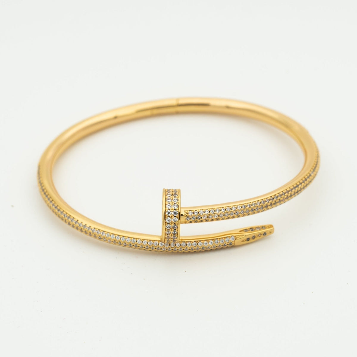 Aura JUSTE ARMBAND 3.5MM ALLE DIAMANTEN