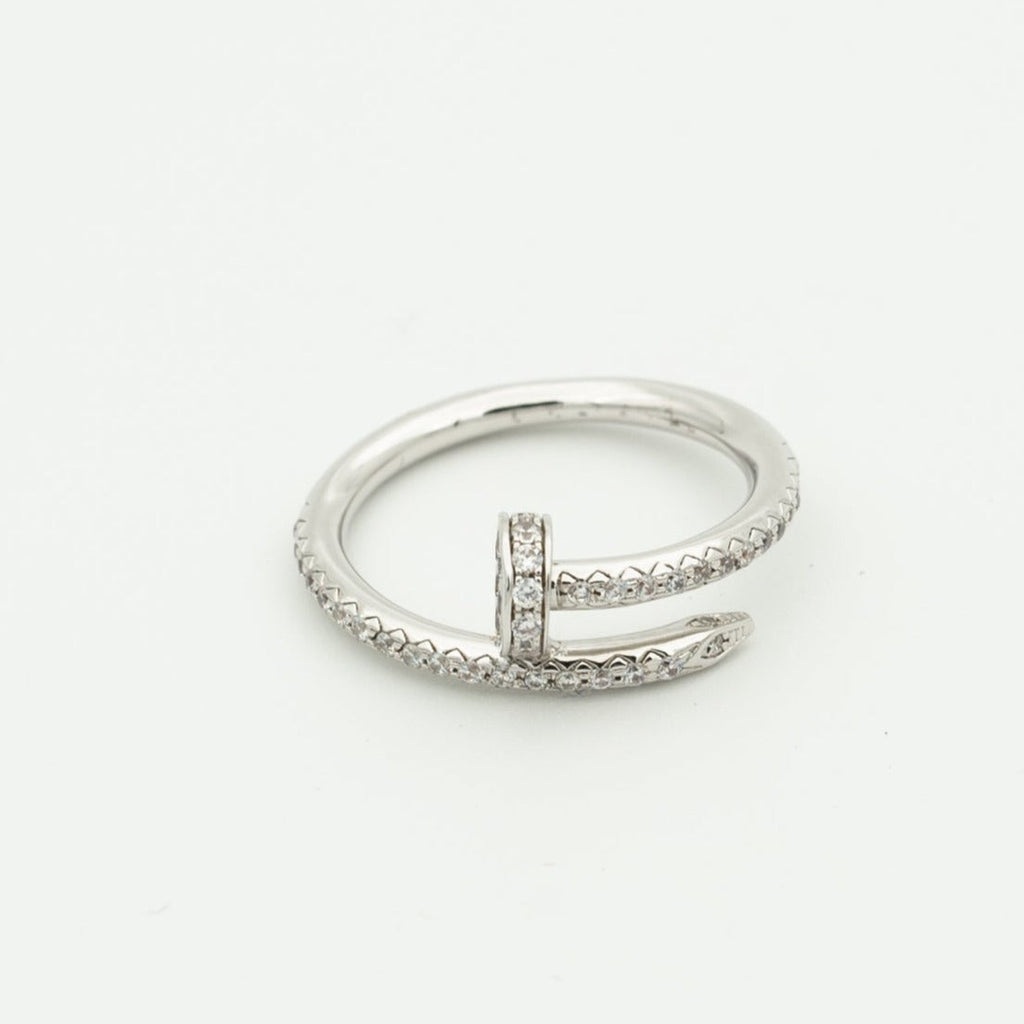 Aura JUSTE RING 1.8MM SILBER DIAMANTEN
