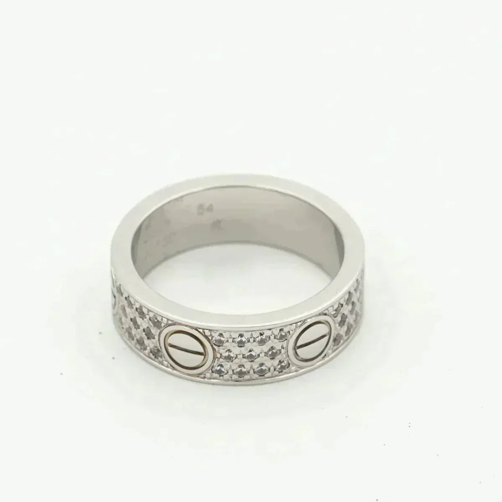 Aura LOVE RING 5,5MM DIAMANTEN BESETZT