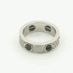 Aura LOVE RING 5,5MM DIAMANTEN PAVÉ KERAMIK