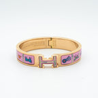 Aura H PINK GOLD BRACELET PINK CERAMIC
