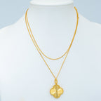Aura CLOVER 25MM ANHÄNGER-HALSKETTE GOLD