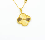 Aura CLOVER 25MM ANHÄNGER-HALSKETTE GOLD