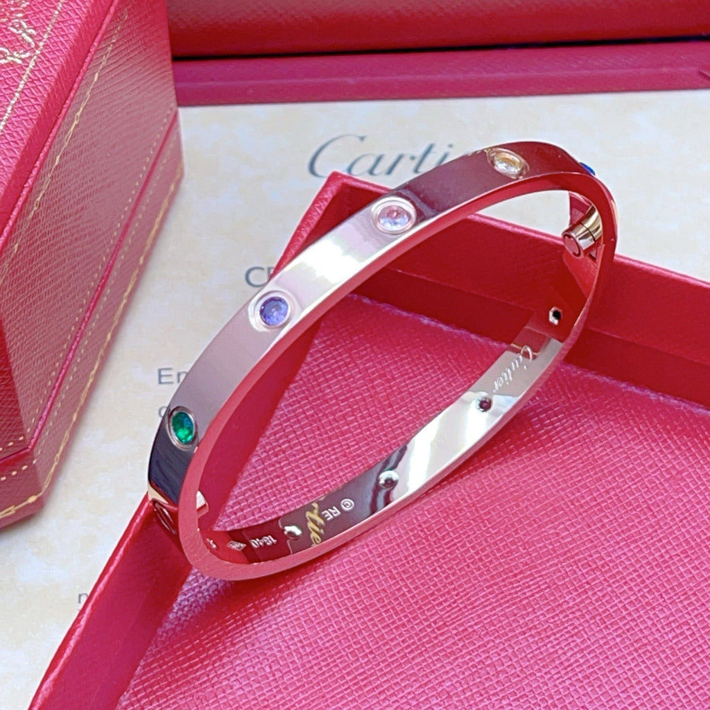 [Aura ] 2026 RAINBOW LOVE BRACELET 6.1MM  10 DIAMONDS