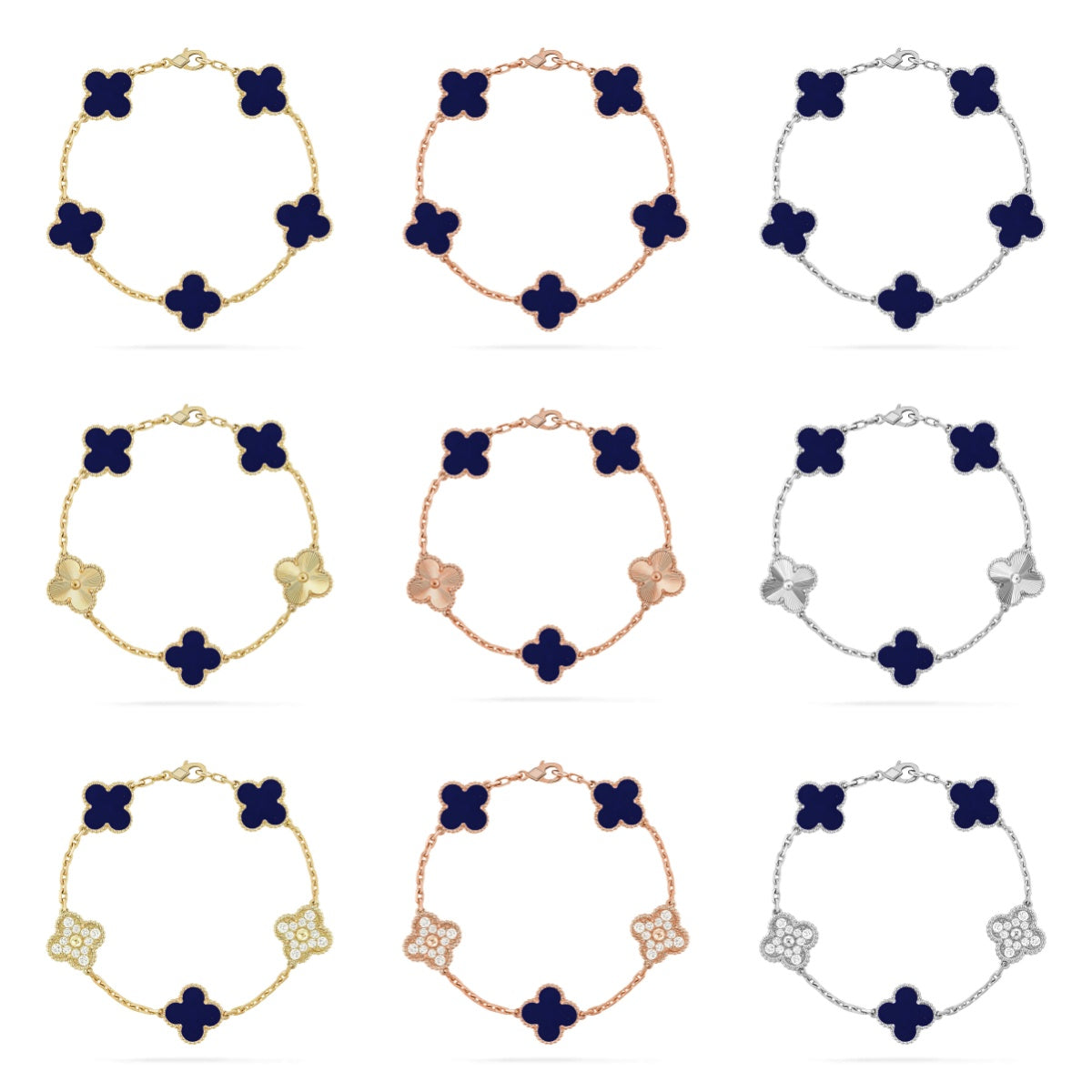 [Aura ]Neue Armband-Kollektion KLEEBÖTTCHEN 5 MOTIV LAPIS LAZULI