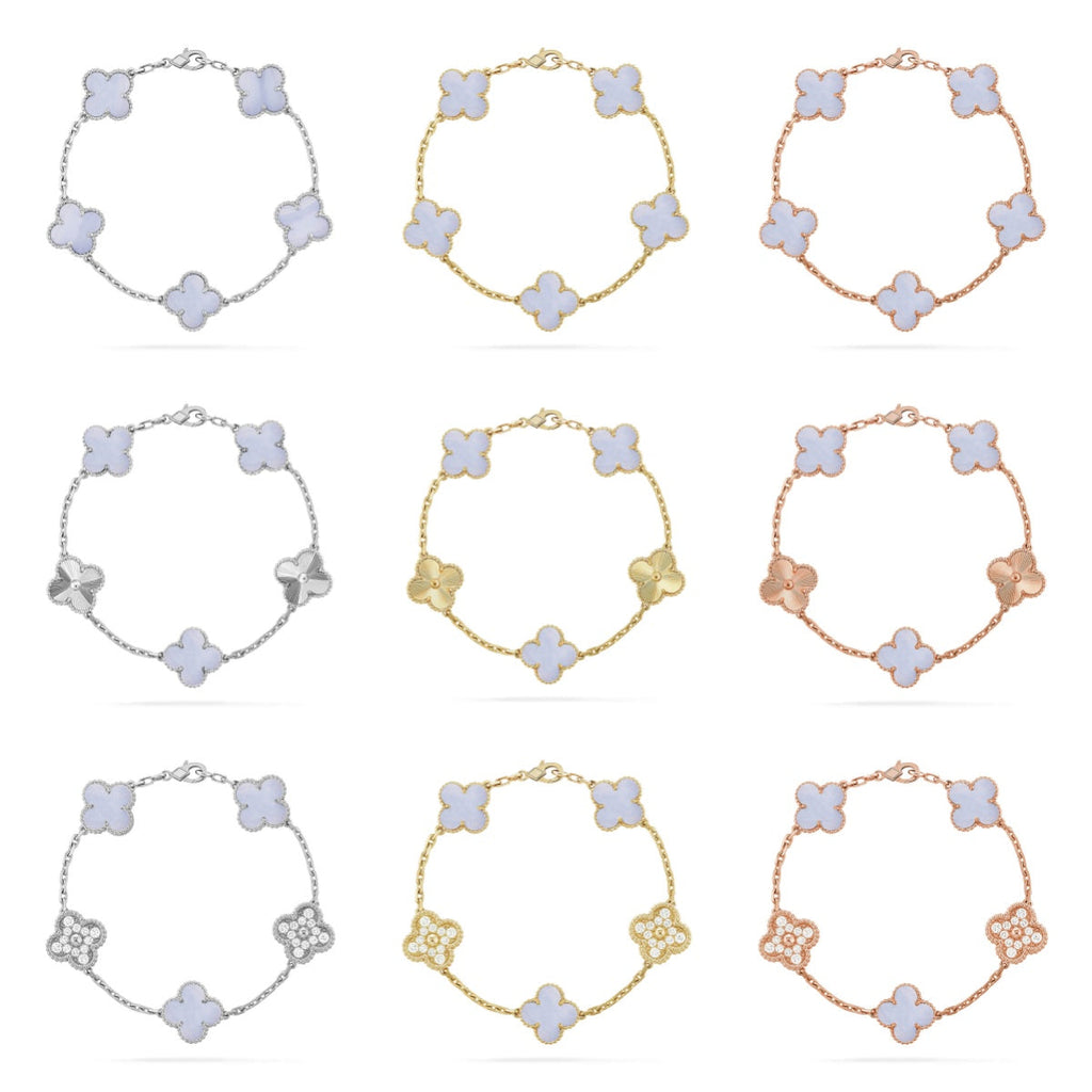 [Aura ]Neue KLEE 5 MOTIV LILA CHALZEDON ARMBAND KOLLEKTION