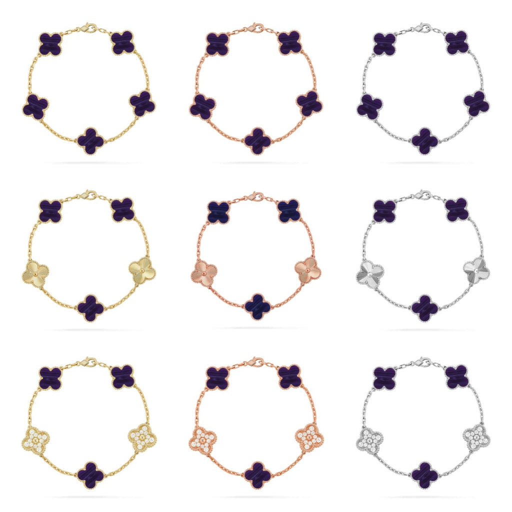 [Aura ]Neue Armband-Kollektion „CLOVER 5 MOTIF PURPLE STRIPES“