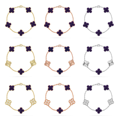 [Aura ]Neue Armband-Kollektion „CLOVER 5 MOTIF PURPLE STRIPES“