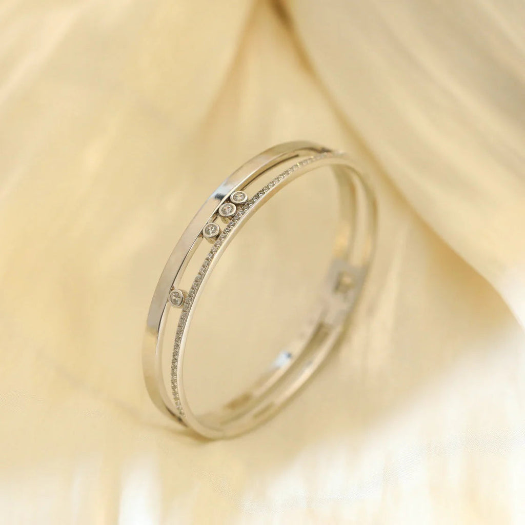 [Aura ]Move Romane Diamond Bangle Bracelet