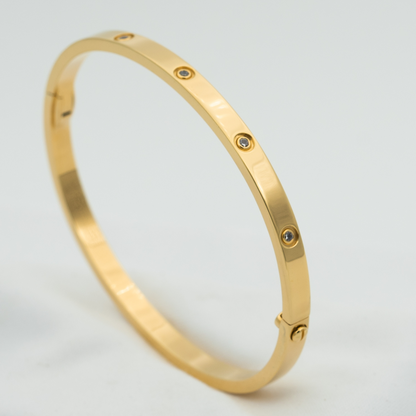Aura LOVE ARMREIF 3,65MM 10 DIAMANTEN