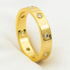 Aura LOVE RING 3.6MM 8 DIAMONDS