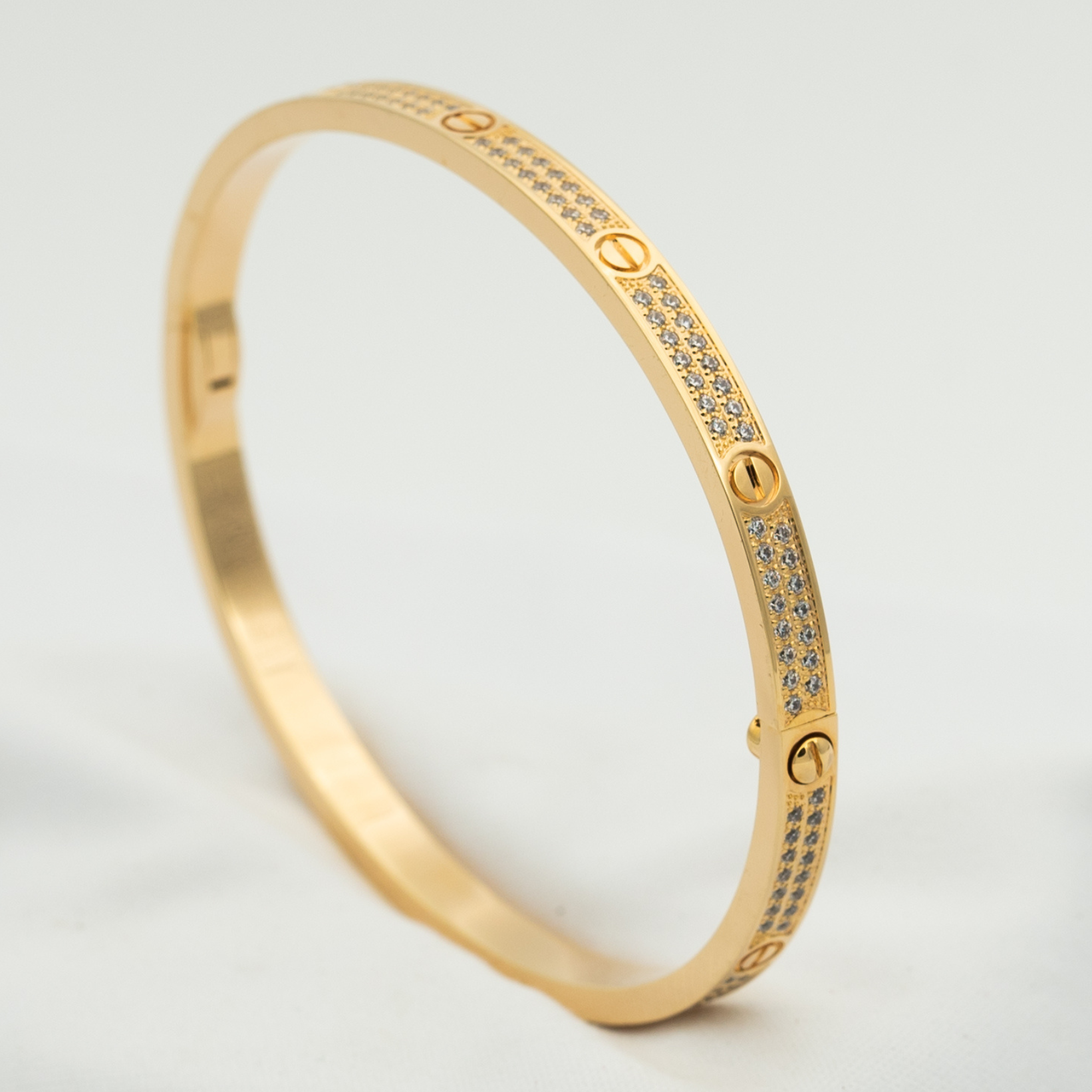 Aura LOVE BRACELET 3.65MM DIAMOND-PAVED