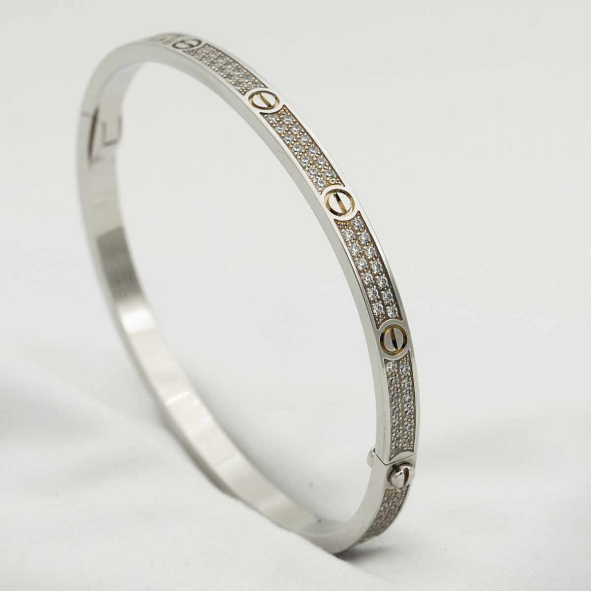 Aura LOVE ARMBAND 3.65MM DIAMANTBESETZT