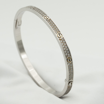 Aura LOVE ARMBAND 3.65MM DIAMANTBESETZT