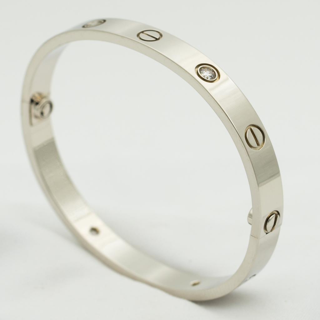 Aura LOVE BRACELET 6.1MM 4 DIAMONDS