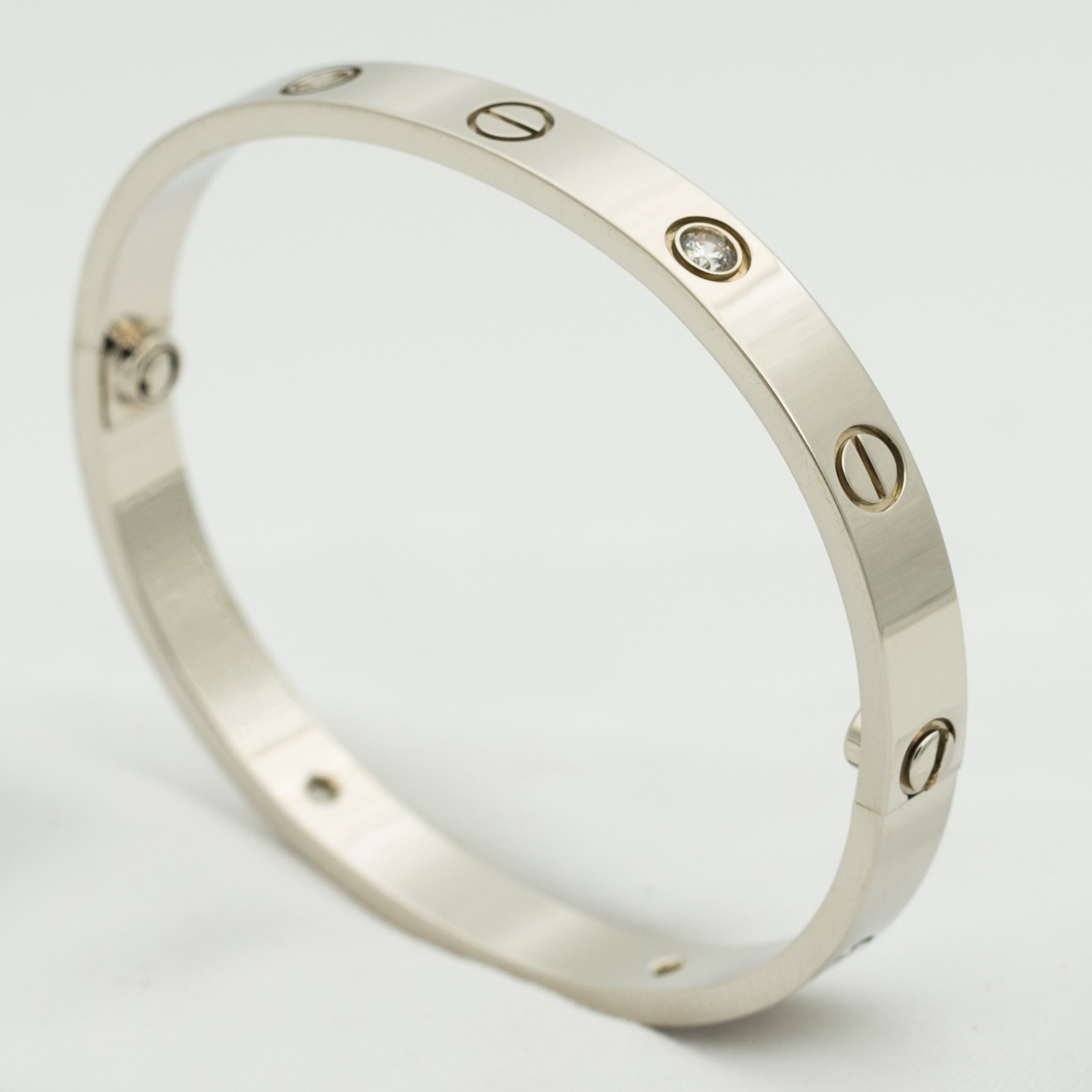 Aura LOVE BRACELET 6.1MM 4 DIAMONDS