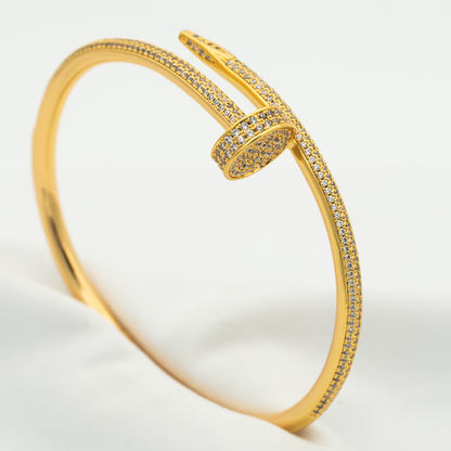 Aura JUSTE ARMBAND 3.5MM ALLE DIAMANTEN