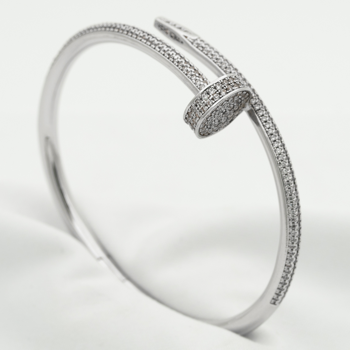Aura JUSTE ARMBAND 3.5MM ALLE DIAMANTEN