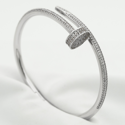 Aura JUSTE ARMBAND 3.5MM ALLE DIAMANTEN