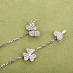 Aura FRIVOLE SILVER 9 FLOWERS NECKLACE