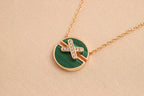 Aura JEUX DE ROSE GOLD DIAMANT HALSKETTE