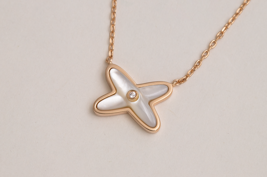 Aura-HALSKETTEN-SET 1 DIAMANT