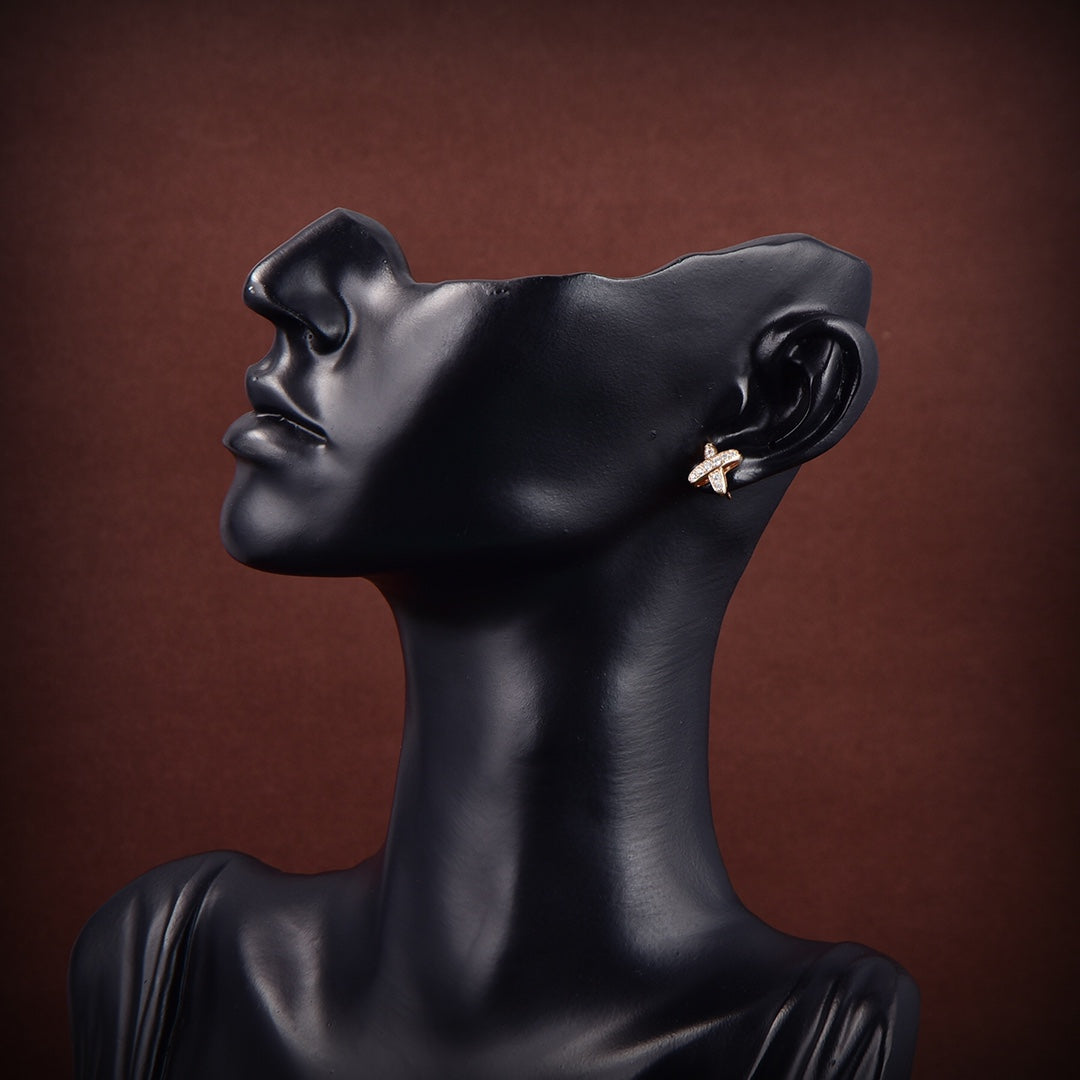 Aura JEUX DE GOLD DIAMOND EARRINGS