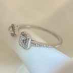 [Aura ] MY TWIN TOI & MOI SILVER DIAMOND RING
