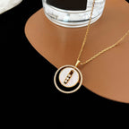 [Aura ]  MOVE MM NACRE BLANCHE DIAMOND NECKLACE