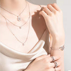 [Aura ]  MOVER PM PAVED NECKLACE