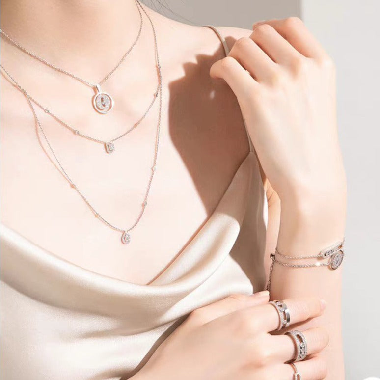 [Aura ]  MOVER PM PAVED NECKLACE