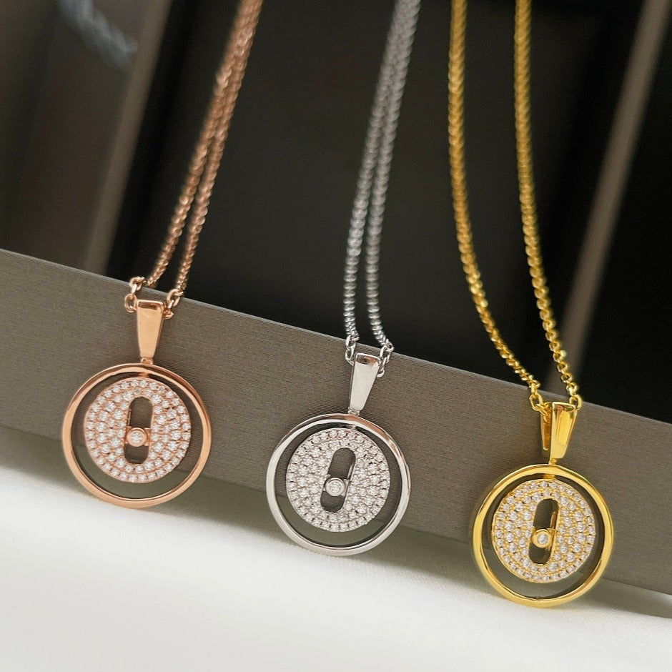 [Aura ]  MOVER PM PAVED NECKLACE