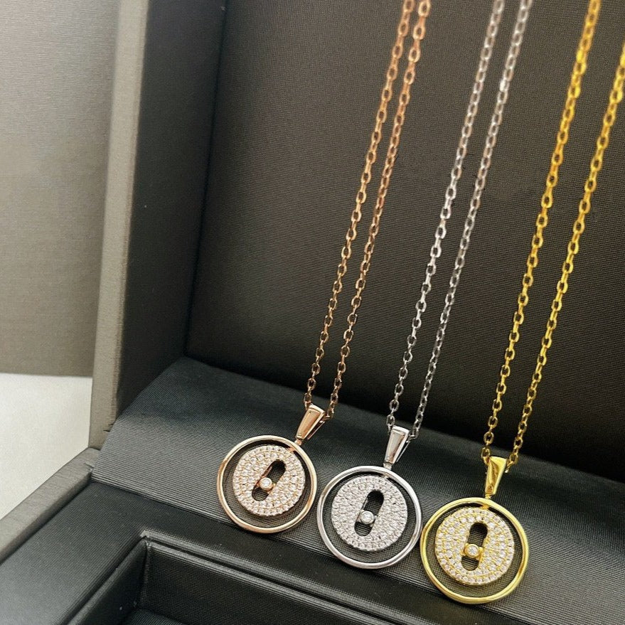 [Aura ]  MOVER PM PAVED NECKLACE