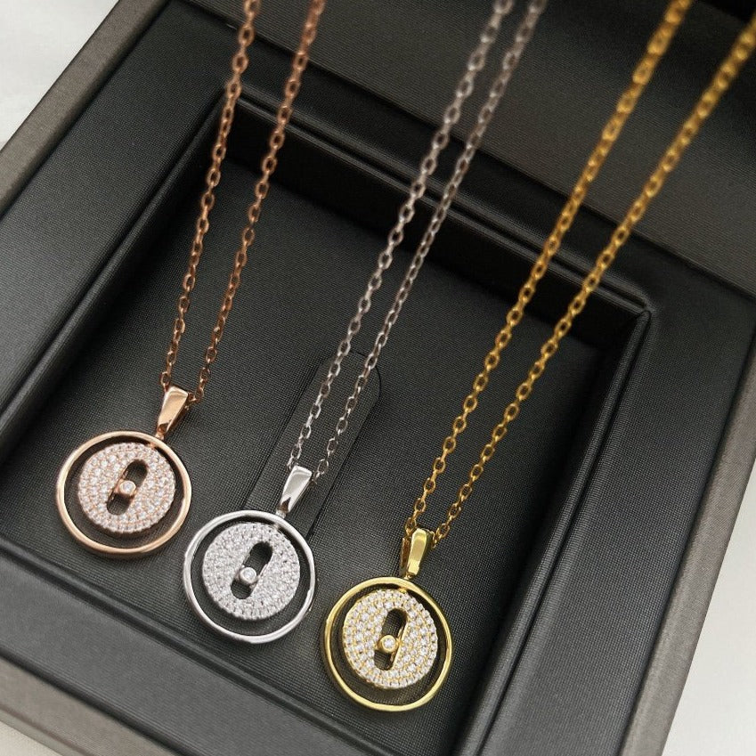 [Aura ]  MOVER PM PAVED NECKLACE