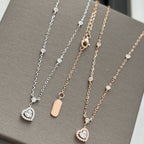 [Aura ] JOY HEART DIAMOND NECKLACE