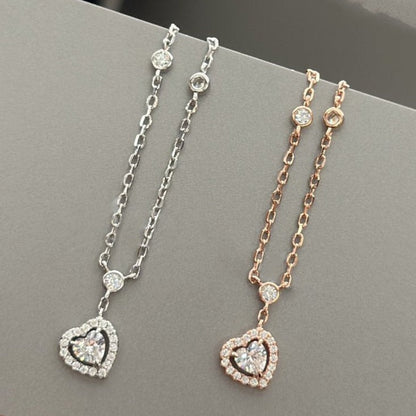[⭐Aura ]JOY HEART DIAMOND NECKLACE