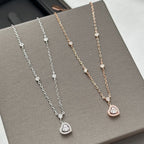 [Aura ] JOY HEART DIAMOND NECKLACE