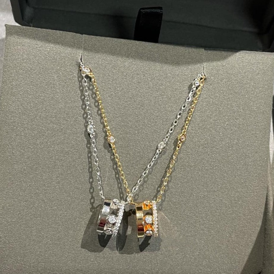 [Aura ] CHAIN MOVE ROMANE PEDAND NECKLACE