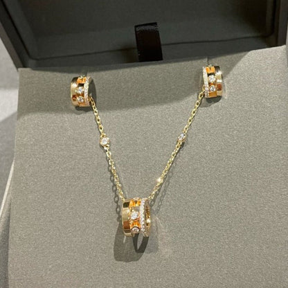 [⭐Aura ]CHAIN MOVE ROMANE PEDAND NECKLACE