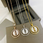 [Aura ]  MOVE MM NACRE BLANCHE DIAMOND NECKLACE