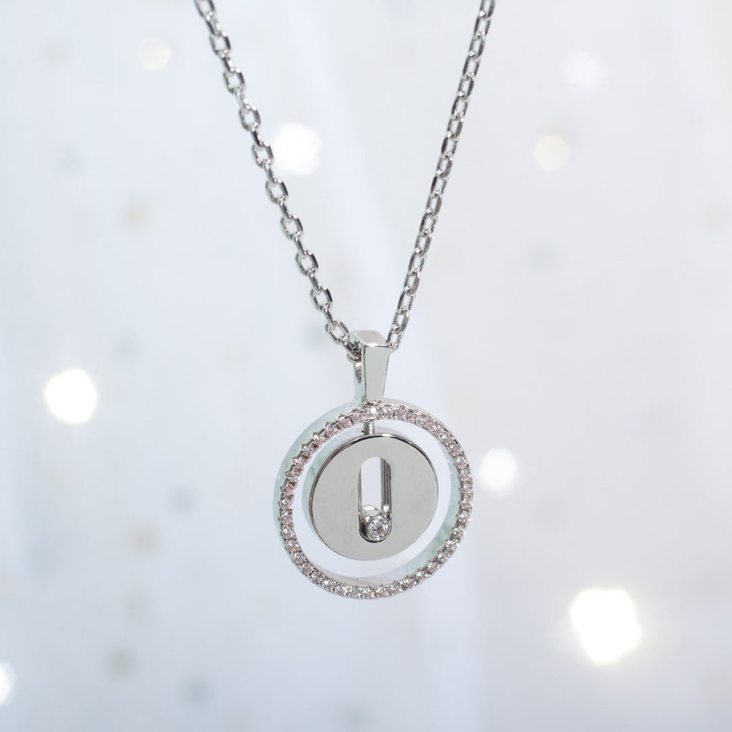 [Aura ]  MOVE PM HALSKETTE SILBER DIAMANT