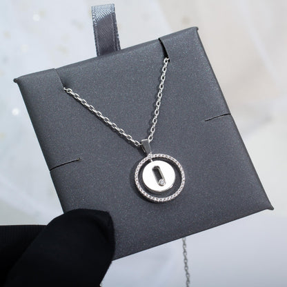 [⭐Aura ]Aura  MOVE PM NECKLACE SILVER DIAMOND