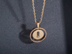 [Aura ]  MOVE PM NECKLACE PINK GOLD DIAMOND