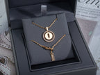 [Aura ]  MOVE PM NECKLACE PINK GOLD DIAMOND