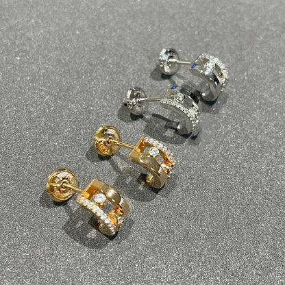 [⭐Aura ]MOVE ROMANE EARRINGS DIAMOND