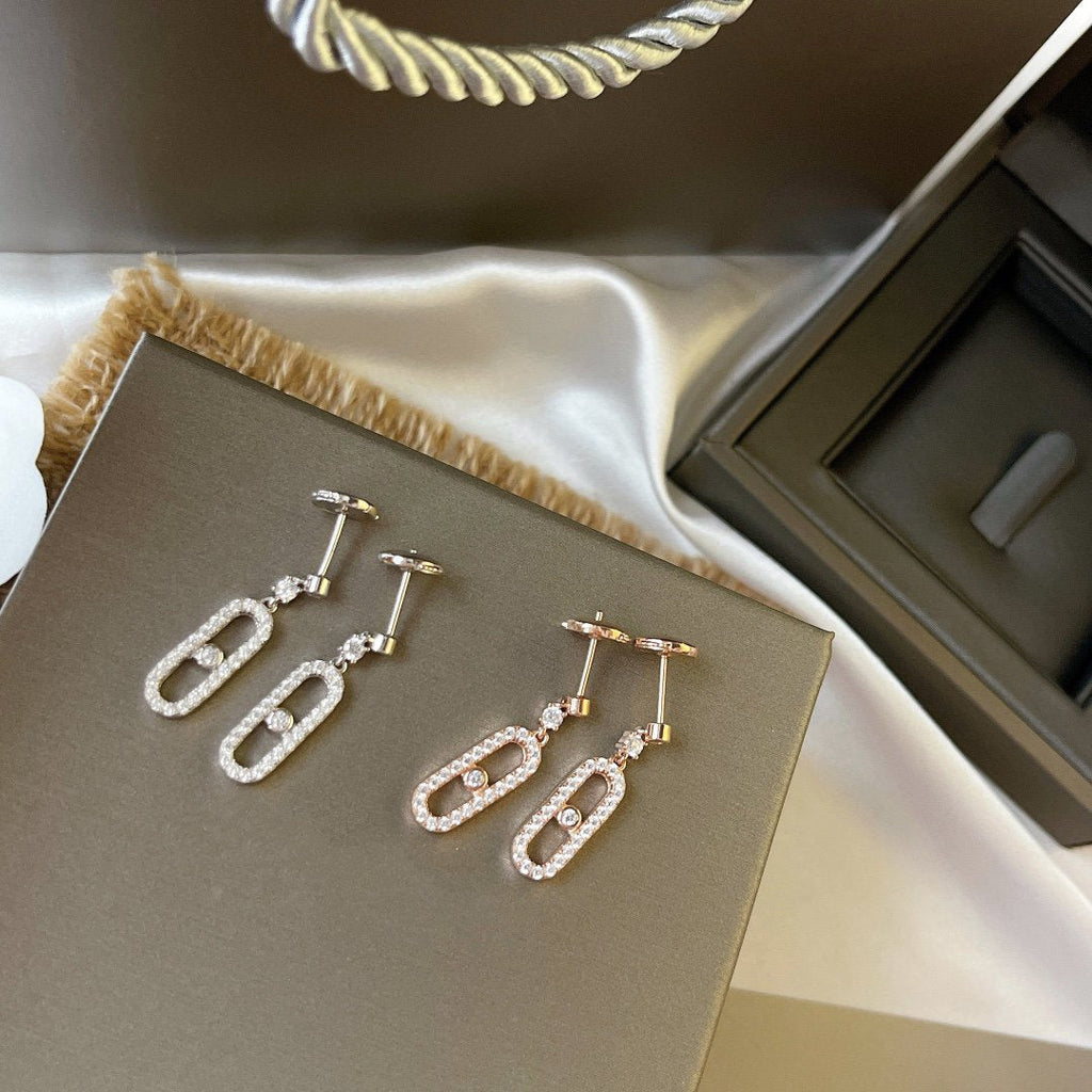 [Aura ] DORMEUSES MOVE UNO DIAMOND EARRINGS