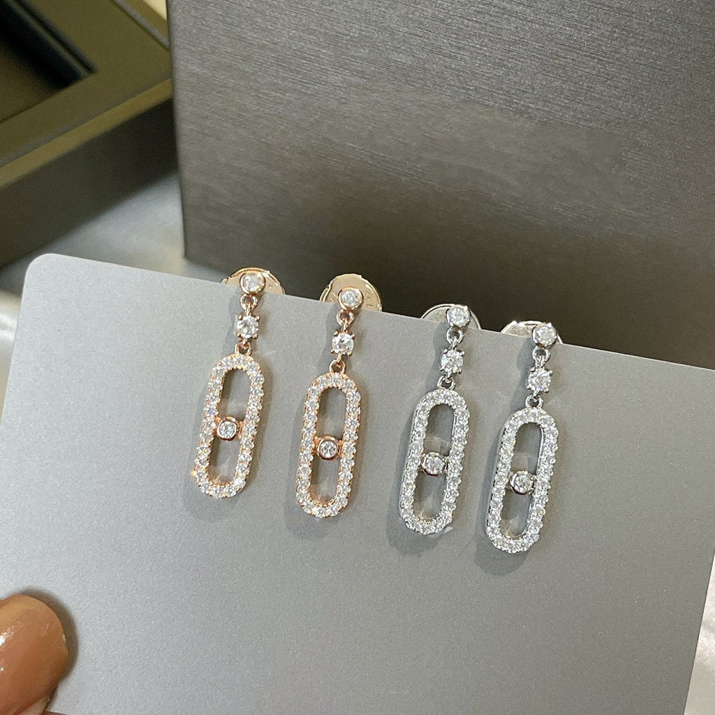 [Aura ] DORMEUSES MOVE UNO DIAMOND EARRINGS