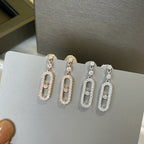 [Aura ] DORMEUSES MOVE UNO DIAMOND EARRINGS