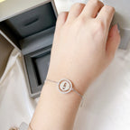 [Aura ]Aura  MOVE PAVED DIAMOND BRACELET
